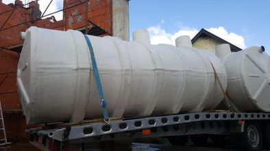 Fose septice ecologice din fibra de sticla transport