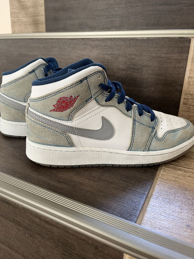 vand jordan 1 mid french blue