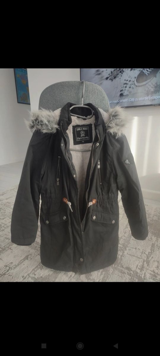 Geaca fete h&m 140 cm