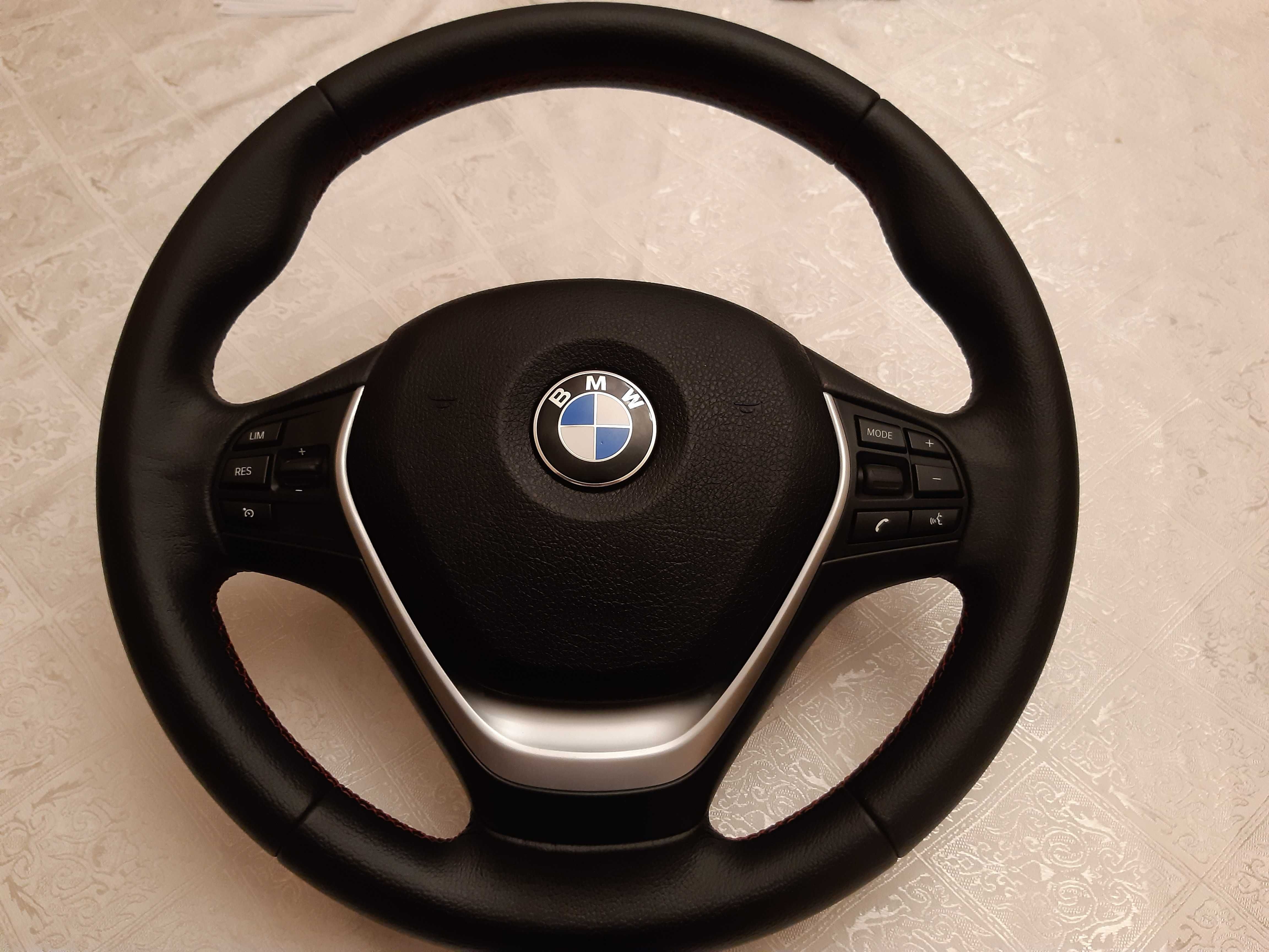 Volan bmw cu airbag seria 1,2,3,4 sport original fabric. 2016 ca nou