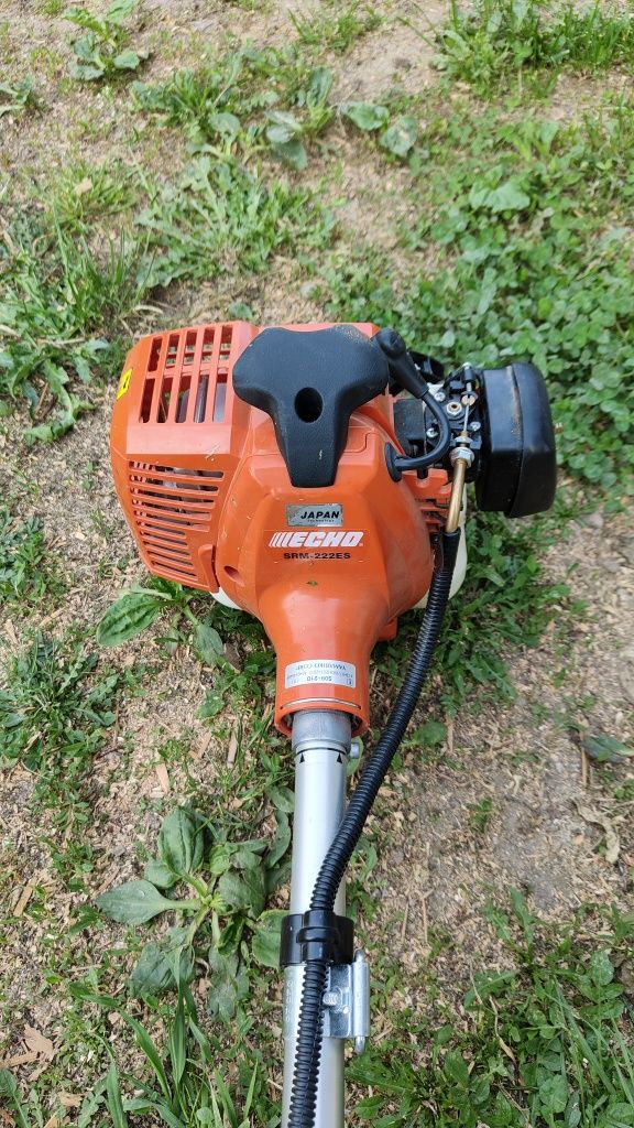 Motocoasa Cositoare Japoneza ECHO + ham, tambur cu fir si disc