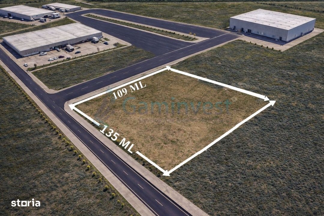 Teren de vanzare in Parcul Industrial I Oradea,Bihor,Gaminvest,V4367