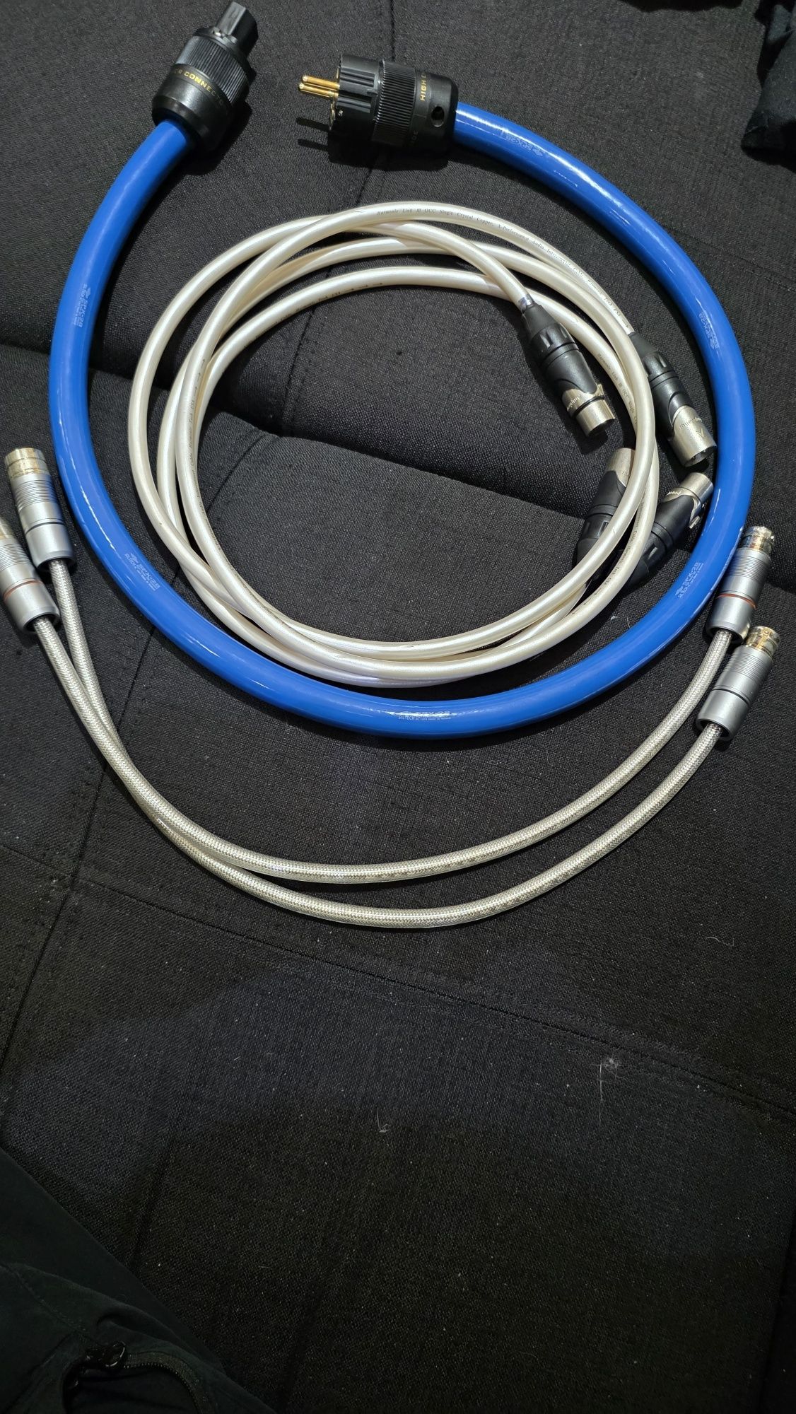 Pachet cablu alimentare + XLR 50 cm +XLR 1.5m
