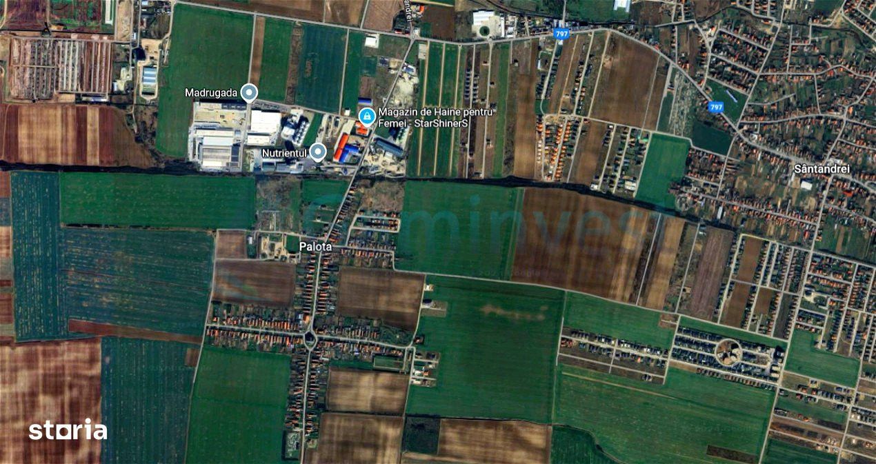 Teren intravilan de vanzare la 8 km de Oradea, Bihor,Gaminvest,V3840