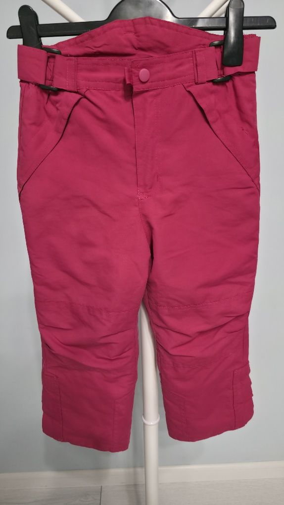 Pantaloni de schi fetite, marimea 110 (5, 6 ani), roz