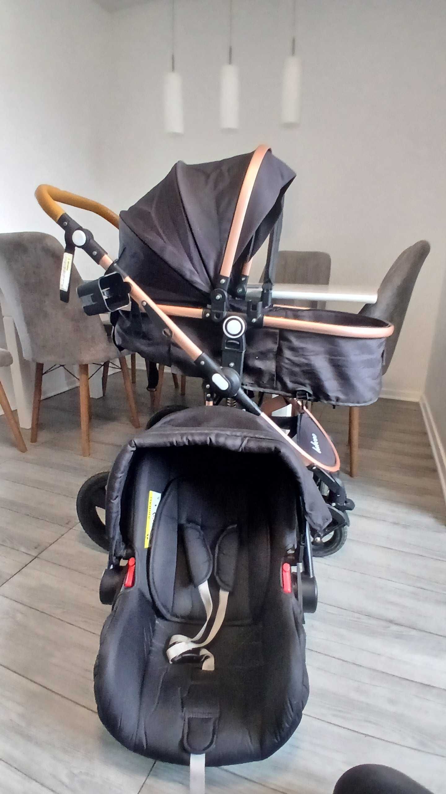 Carucior 3in1, Belecoo, 0-36 luni, landou, suspensii,scoica SH