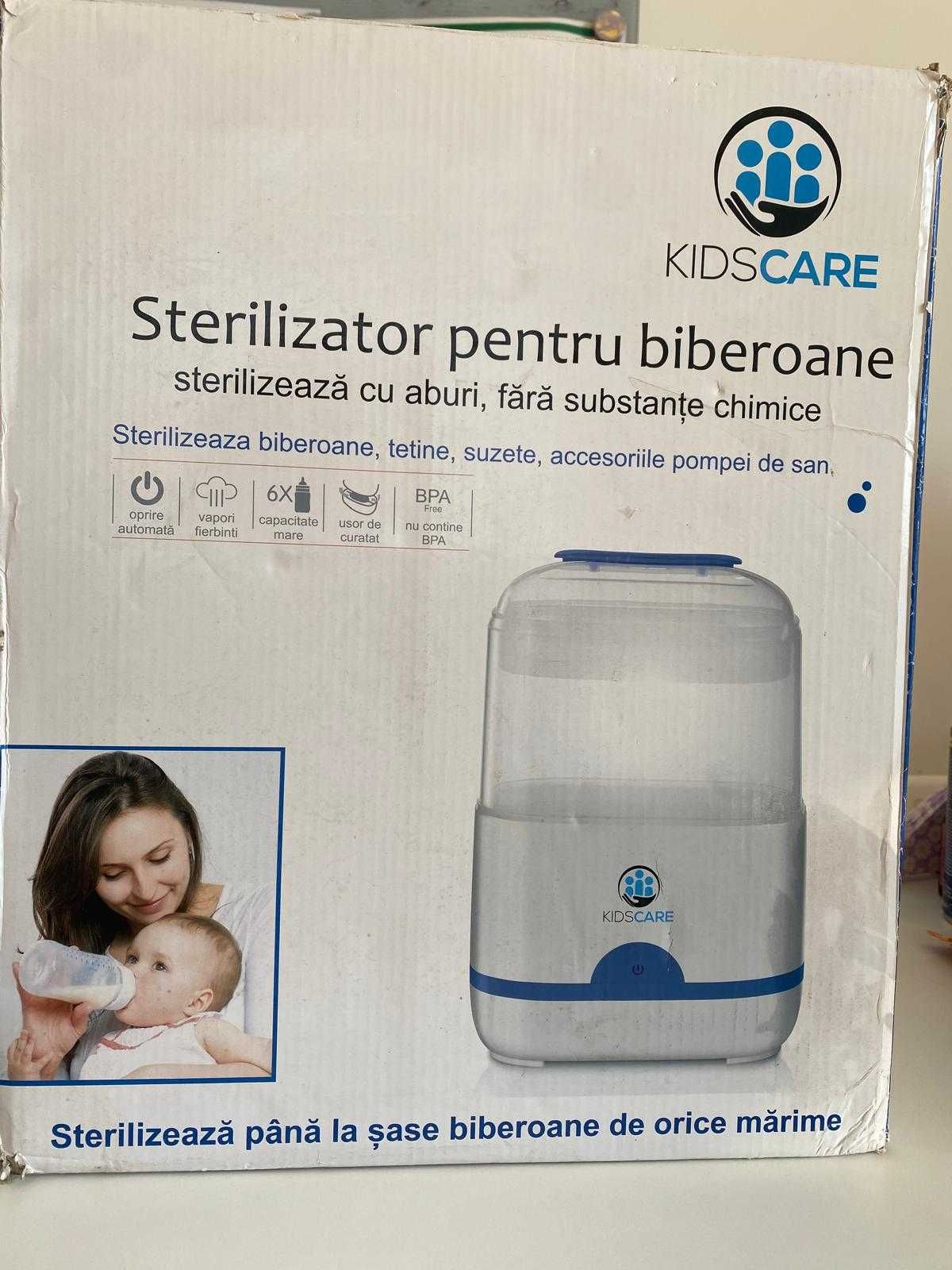 Sterilizator cu aburi, încălzitor electric pentru biberoane + uscător pentru sticle