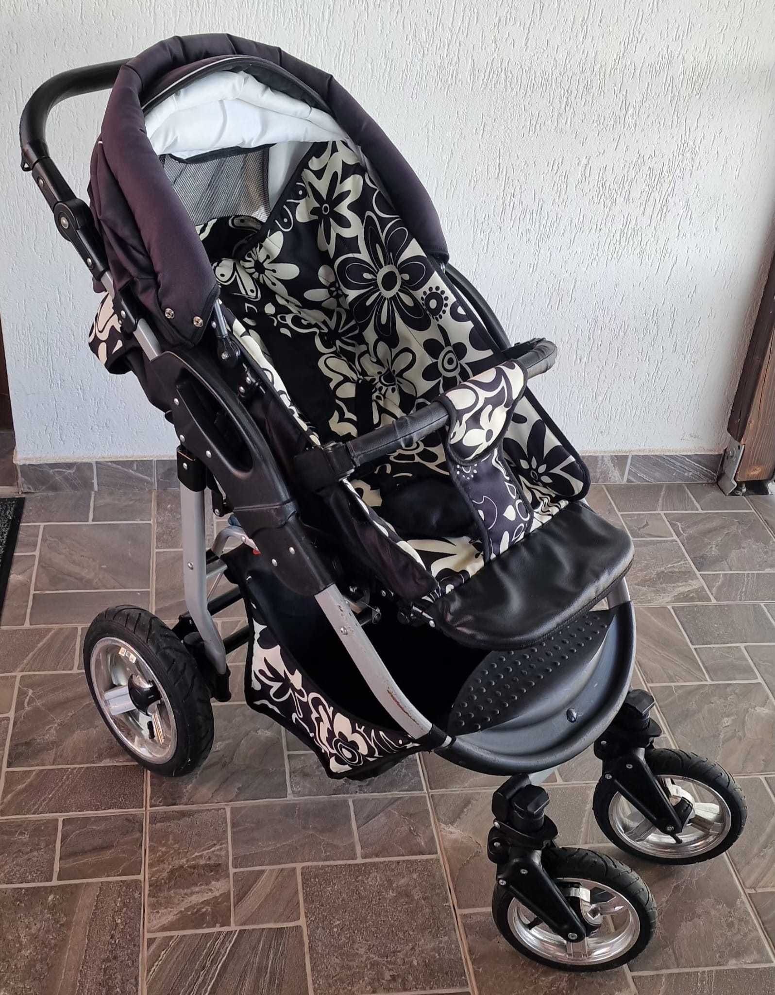 Carucior sport Bergsteiger Capri roti mari gonflabile suspensii pliabil copii functional