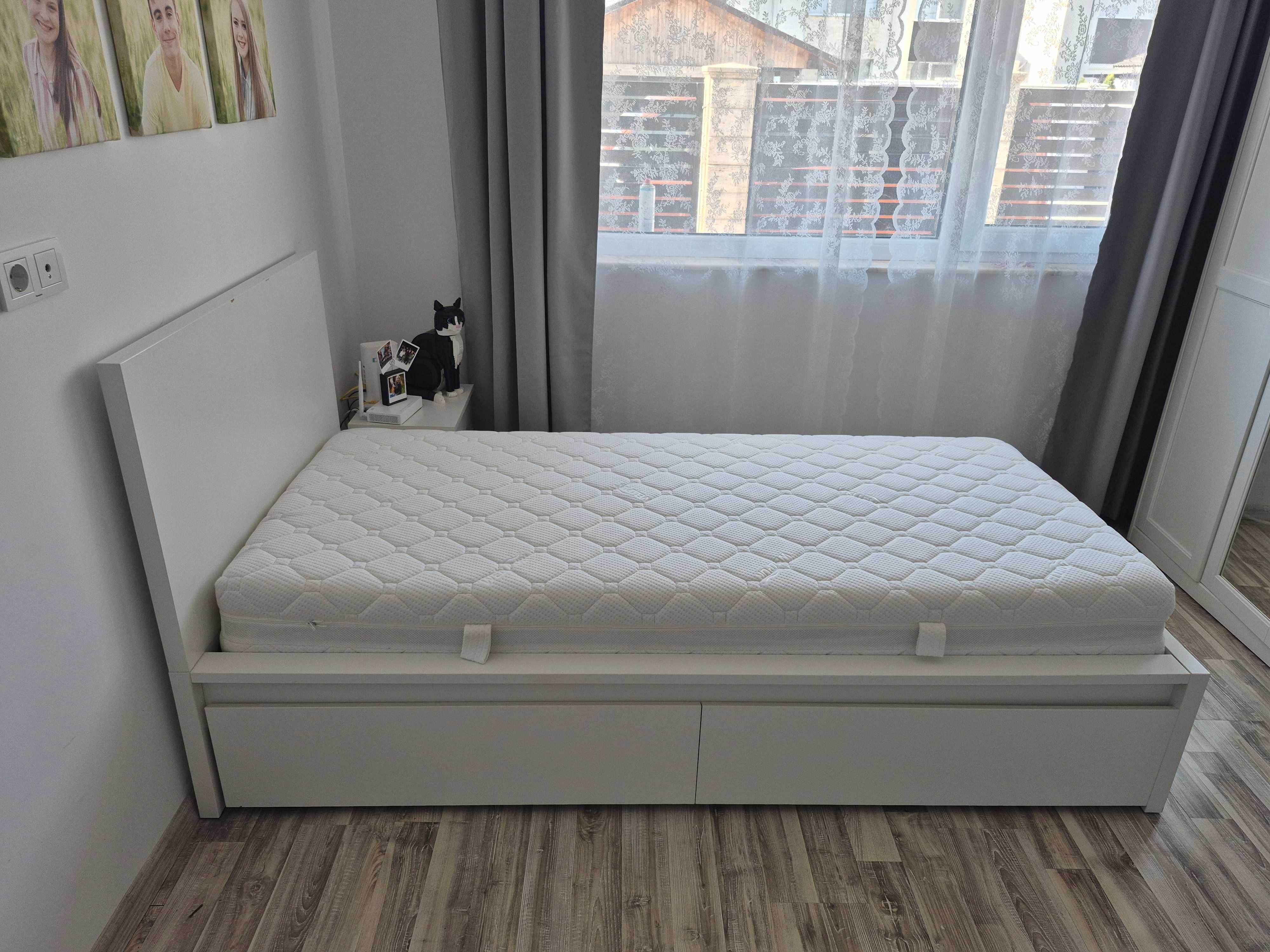 Pat Ikea cu Sertare si saltea