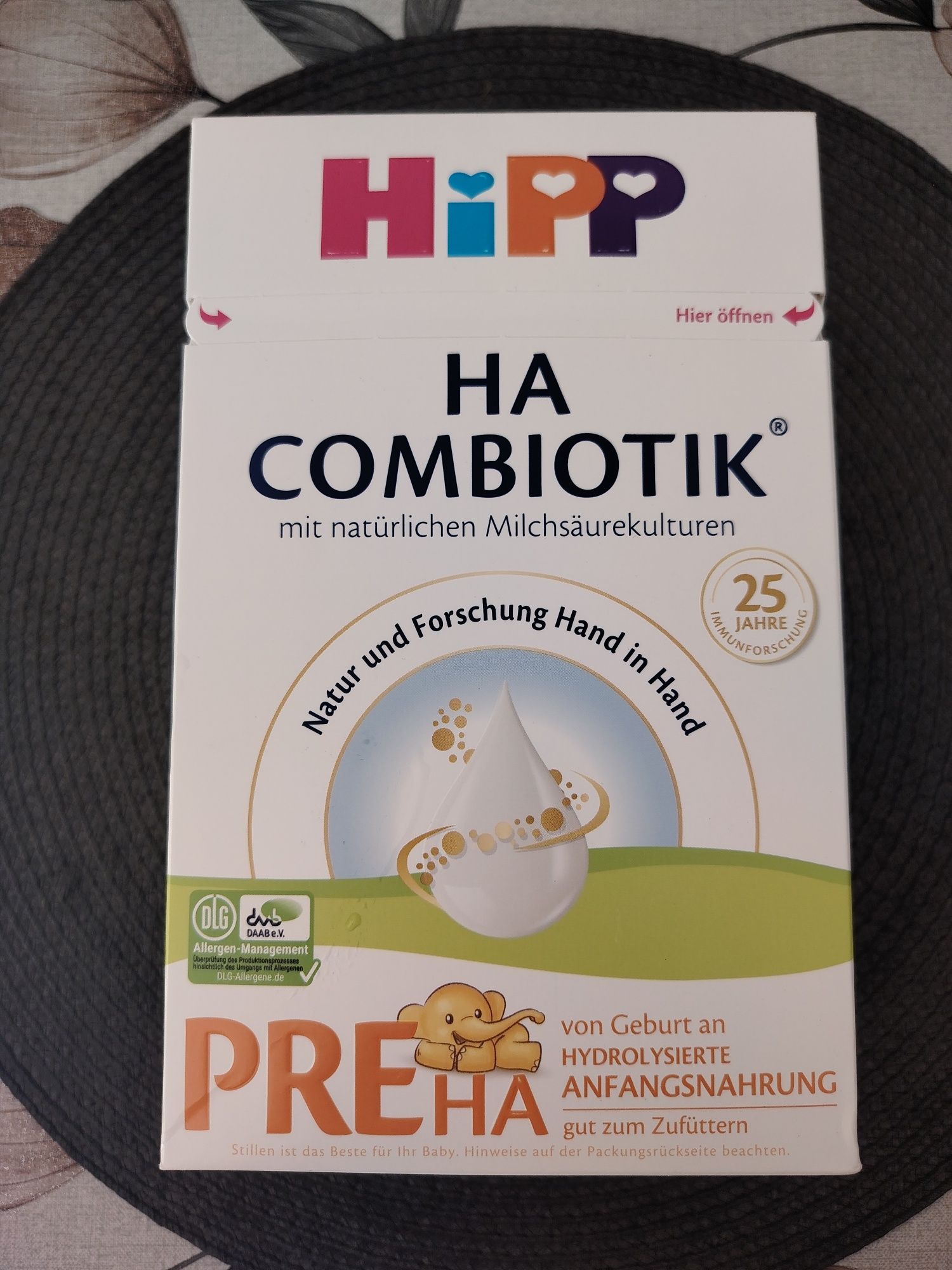 Lapte praf hipp ha pre
