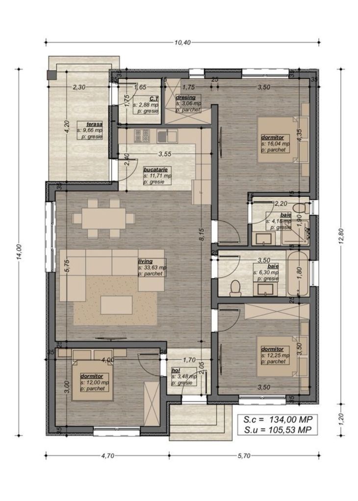 Casă nouă de vânzare în Sântandrei – Proiect modern