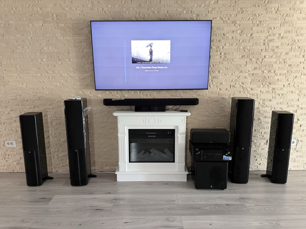 Boston Acoustics USA + 4k Denon AVR-X3000