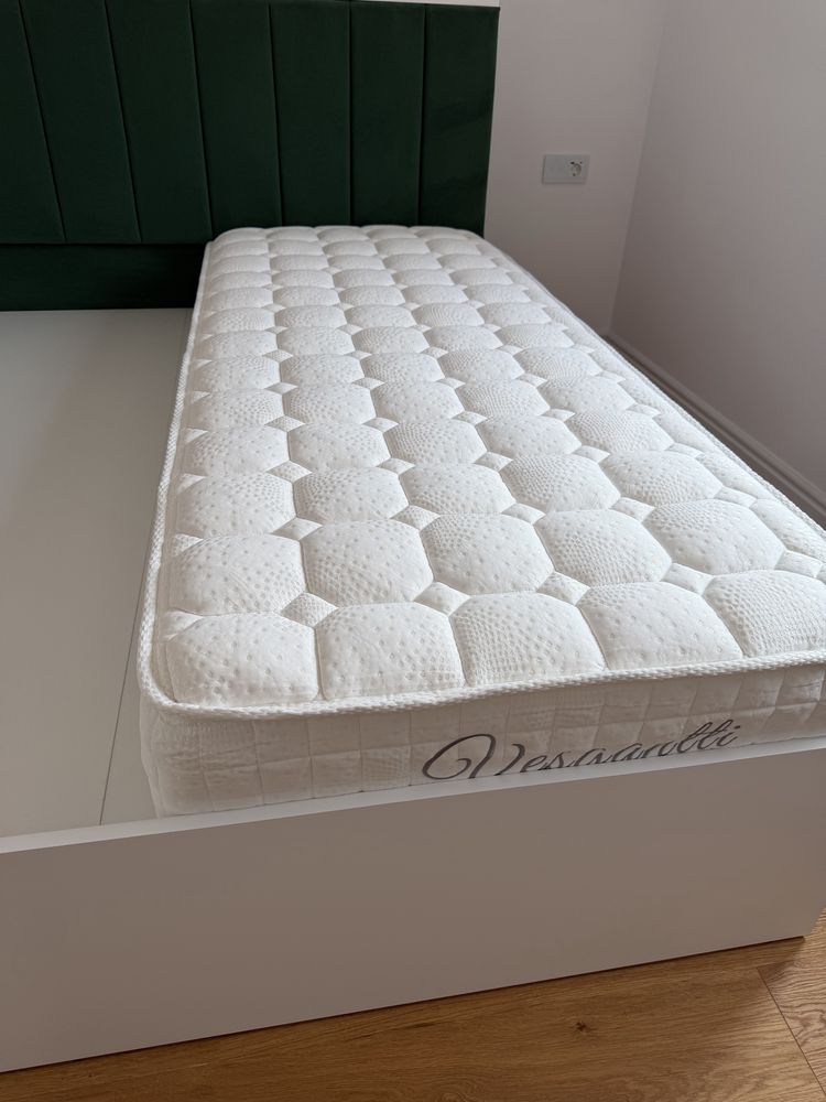Vând 2 saltele premium VESGANTTI – 80 × 200 × 25 cm – NOI – aduse din UK