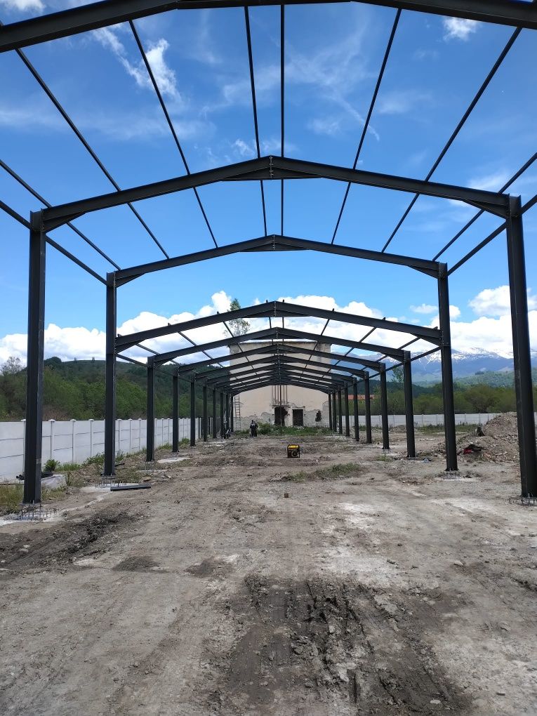 Vând hale metalice lucrăm fără avans Asiguram si montaj