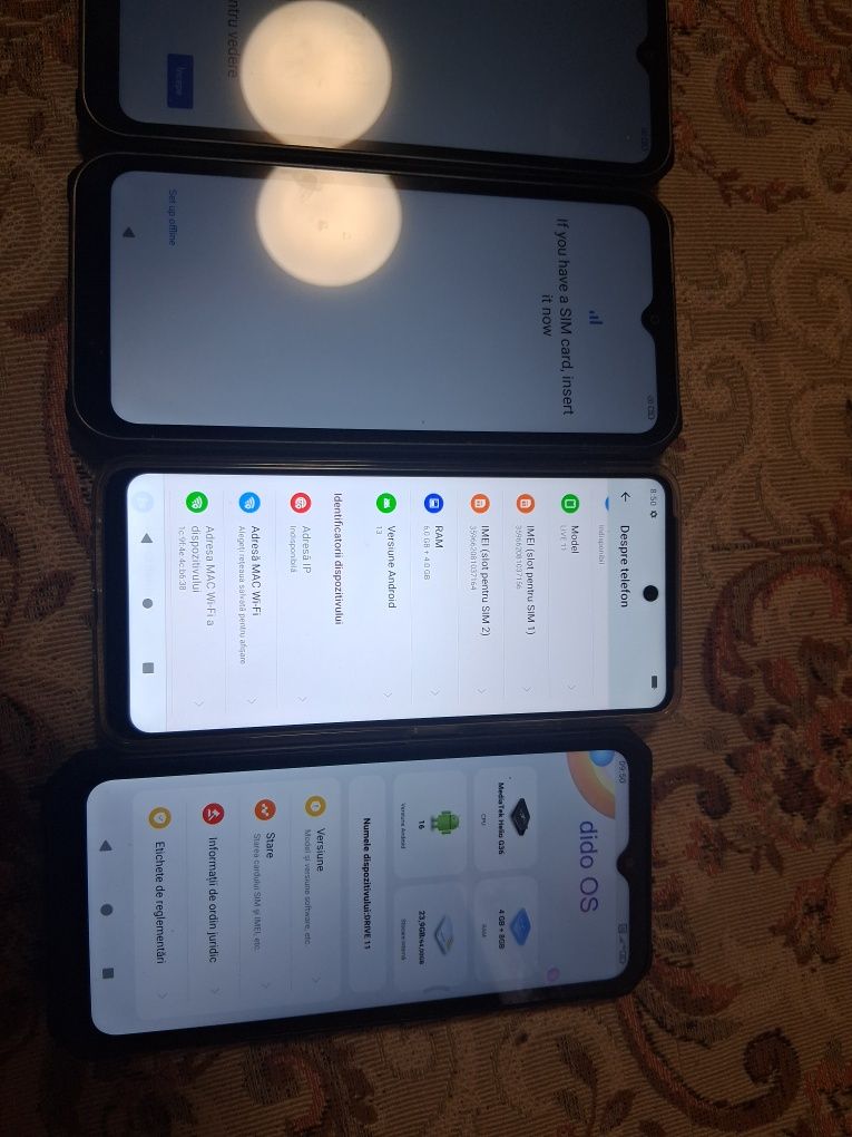 Vând 3 Smartphonuri KrűgerMatz Drive 11 și Krűger Matz11 LIVE