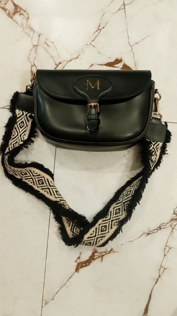 Geantă Musette piele naturala