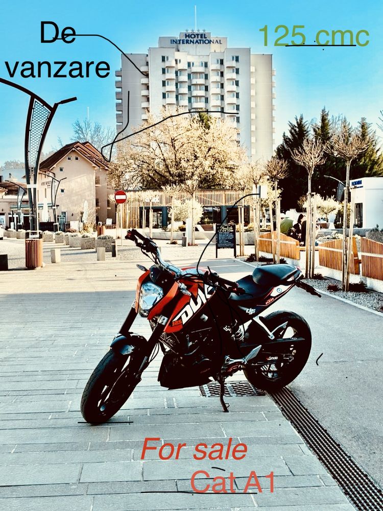 Vand  KTM DUkE 125 cmc 2013 ABS