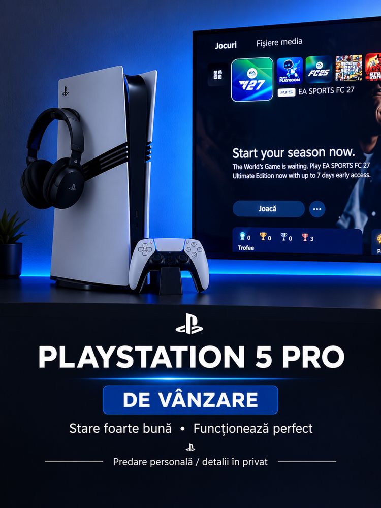 Playstation 5 pro + Fc 27 ultimate edition