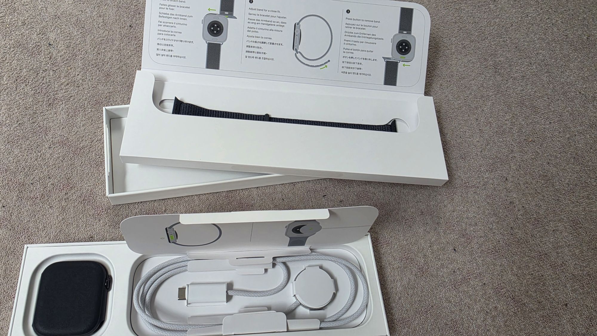 Apple Watch - 10, 46mm gsm jet black garantie.