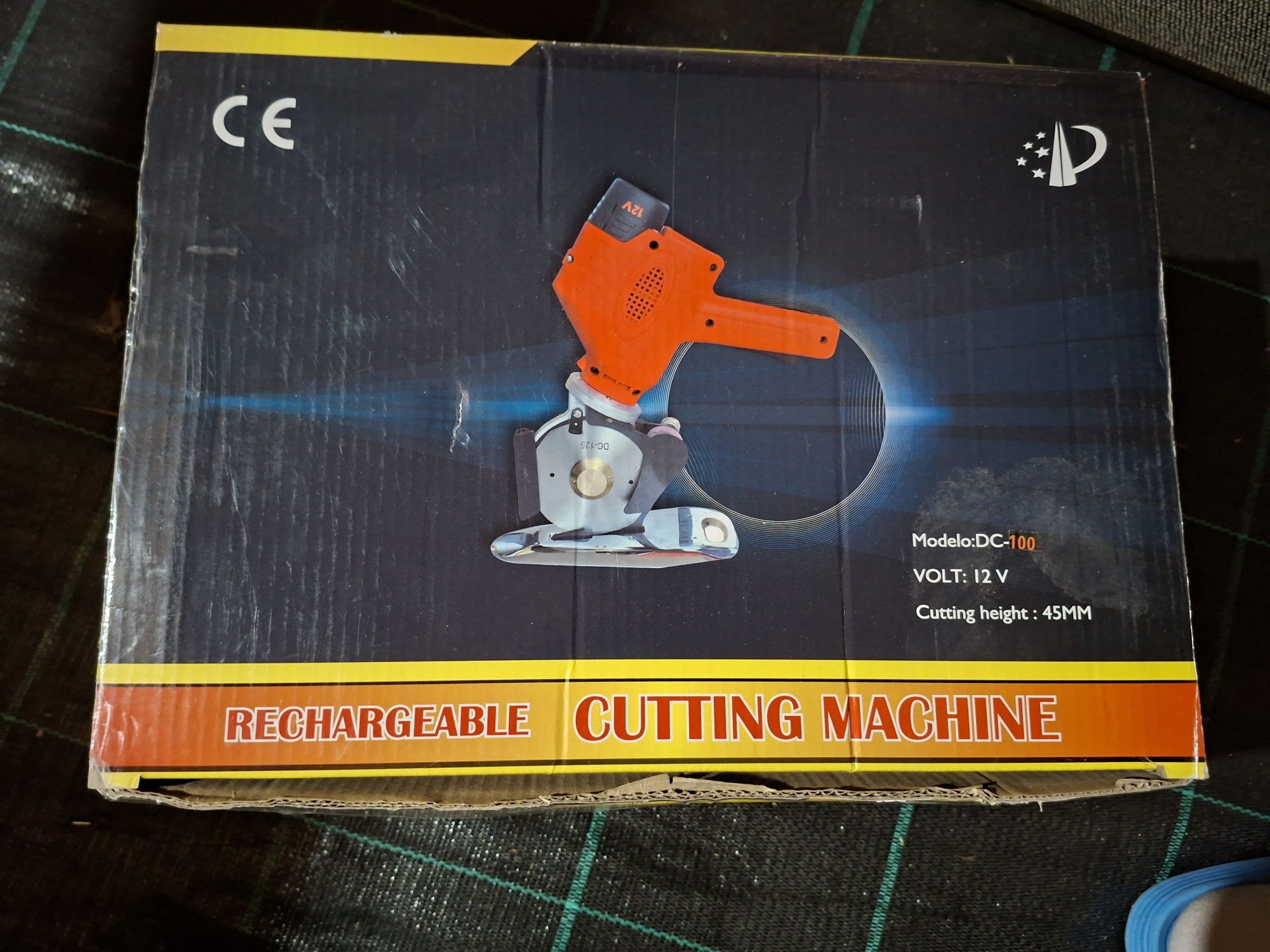 Mașină de tăiat electrică/foarfecă rotativă reîncărcabilă DC-100 – 12V