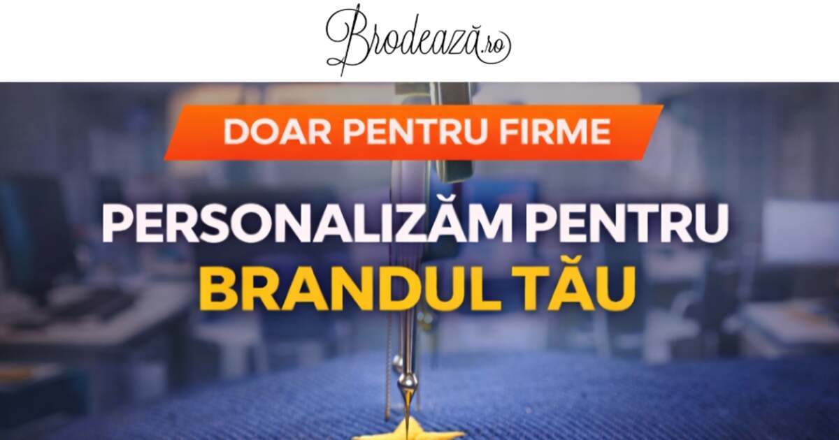 Orădenii își cumpără și personalizează uniformele la Brodeaza.ro, în Palota
