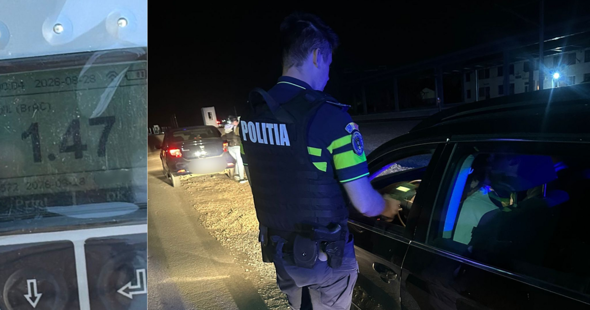 Băut bine la volan, un bărbat din Sântandrei s-a izbit cu mașina de un cap de pod. A fost reținut