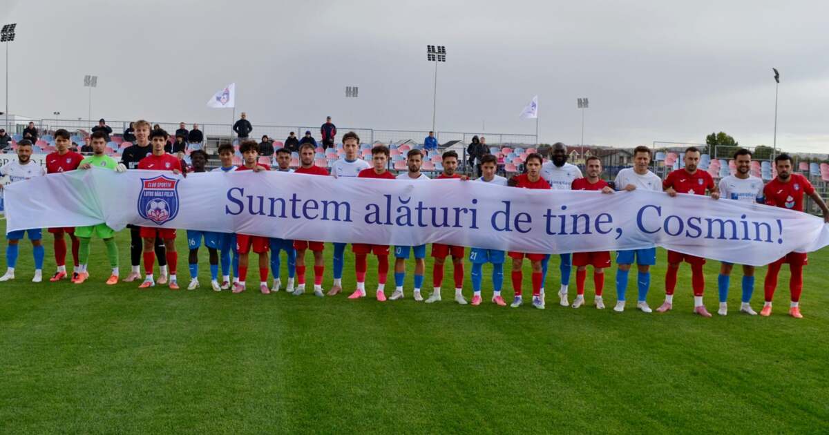 Derby bihorean cu 4 goluri și mesaje de susținere pentru antrenorul Cosmin Bodea