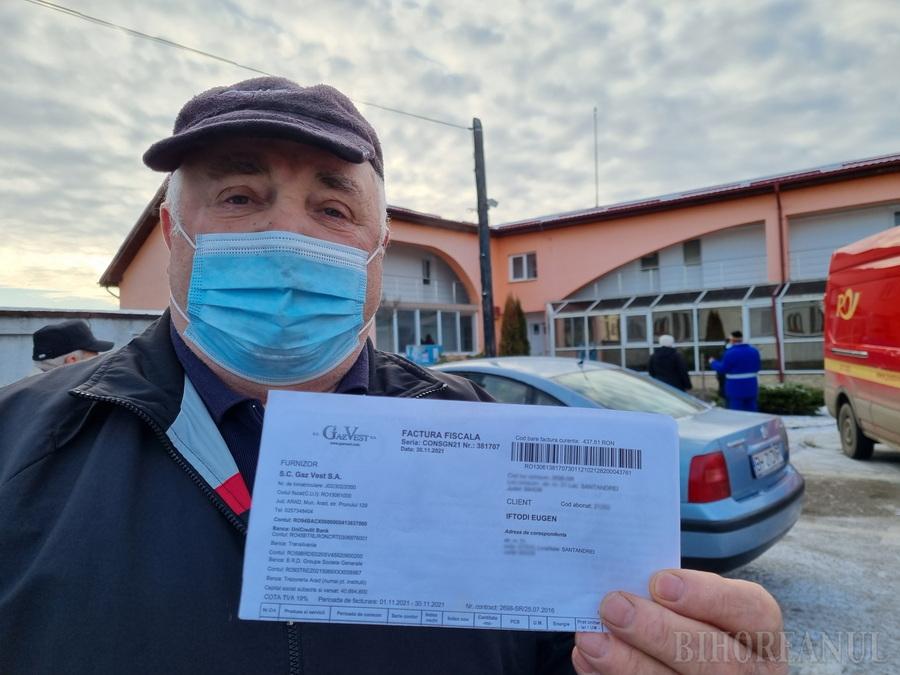 Facturi la gaz şi de 6 ori mai mari! Localnicii din Sântandrei revoltaţi, după ce Gaz Vest le-a trimis facturi mult peste tarifele legale (FOTO / VIDEO)