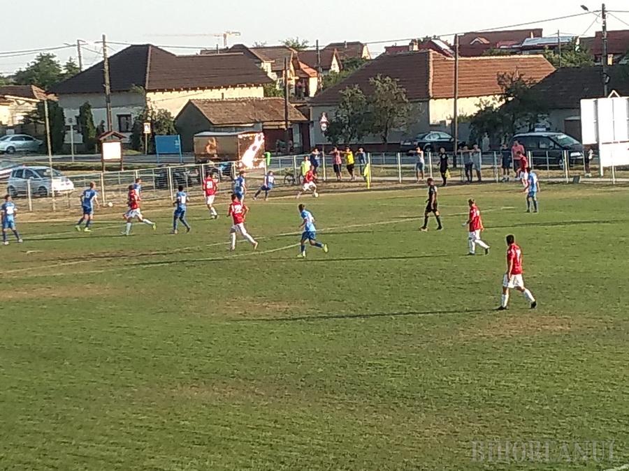 Fotbal: Lotus Băile Felix a câştigat cu 2-1 duelul de la Sântandrei cu Crişul şi s-a calificat în turul II al Cupei României (FOTO)