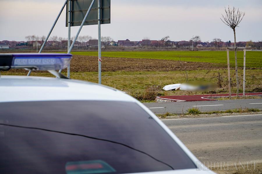 Cadavru descoperit lângă drumul dintre Oradea și Sântandrei (FOTO)