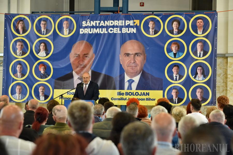 Primarul din Sântandrei, Ioan Mărcuş, şi-a lansat candidatura pentru al nouălea mandat. Cine face parte din echipa lui (FOTO)