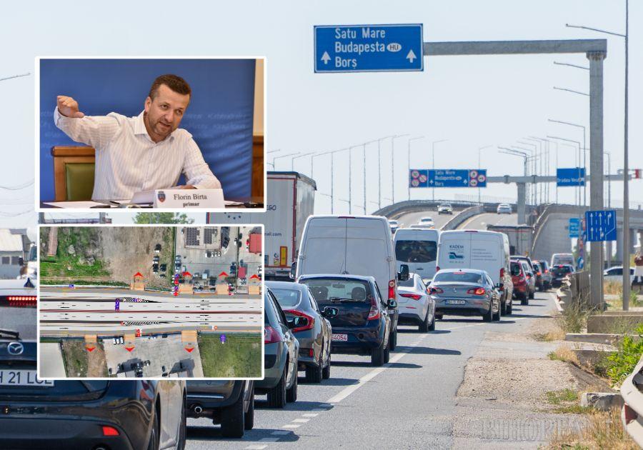 Centura Oradea se va lărgi la 3 benzi pe drumul de legătură cu Sântandrei (FOTO)