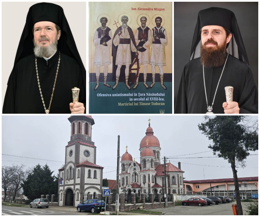 Eveniment rar la Sântandrei: Doi episcopi slujesc împreună și prezintă o carte despre martiri, scrisă de preotul Mizgan