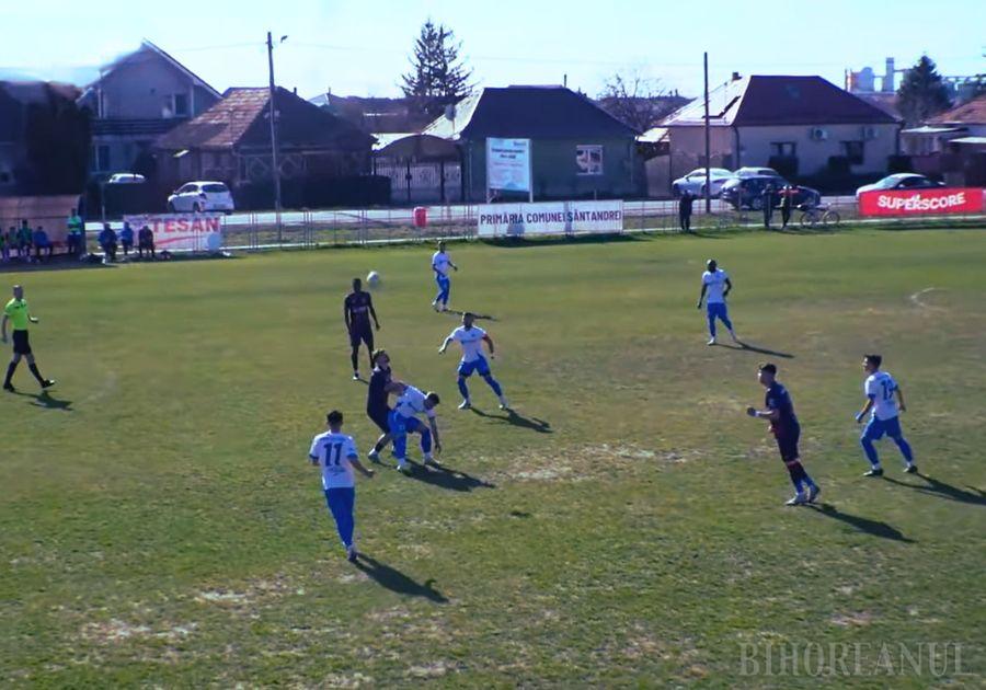 Liga 3: Crișul Sântandrei – Unirea Tășnad 1-1. Bihorenii au dominat, dar s-au ales doar cu un punct