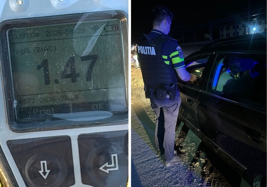 Beat la volan, direct în capul de pod: șofer din Sântandrei, prins cu 1,47 mg/l alcool în aerul expirat